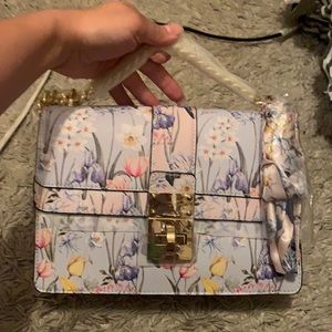 Aldo chain floral crossbody Dionysus style bag NWT
